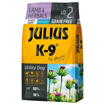 2x10kg JULIUS K-9 Puppy & Junior bárány & gyógynövények, száraz kutyatáp kép