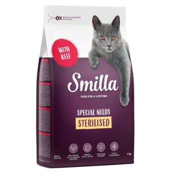 2x10kg Smilla Adult Sterilised marha száraz macskatáp kép