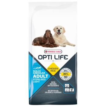 2x12,5kg Opti Life Adult Sterilizált Light Medium & Maxi - Száraz kutyatápok kép