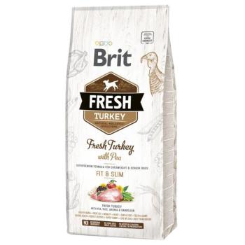 2x12kg Brit Fresh Light Fit & Slim pulyka & borsó száraz kutyatáp kép