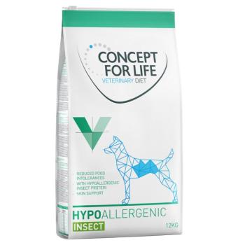 2x12kg Concept for Life Veterinary Diet Hypoallergenic Insect száraz kutyatáp kép