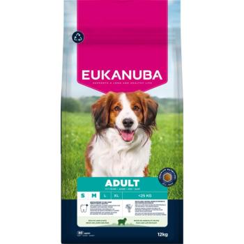 2x12kg Eukanuba Premium Nutrition Adult Small & Medium Breed bárány & rizs széraz kutyatáp kép