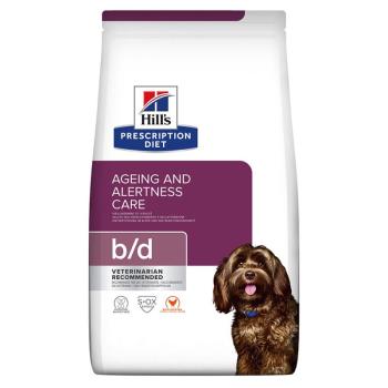 2x12kg Hill's Prescription Diet Canine száraz kutyatáp- b/d Ageing Care csirke (2 x 12 kg) kép