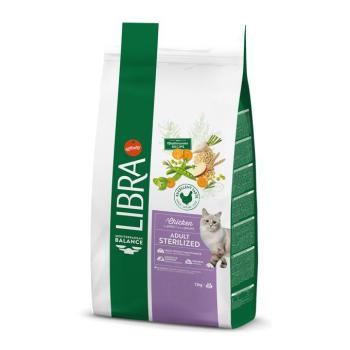 2x12kg Libra Sterilized csirke száraz macskatáp -15% kedvezmény kép