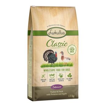 2x12kg Lukullus Classic Senior pulyka & kacsa (gabonamentes) száraz kutyatáp kép