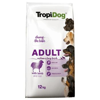 2x12kg Tropidog Premium AdultMedium/Large bárány & rizs száraz kutyatáp kép