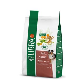 2x14kg Libra Dog Adult marha száraz kutyatáp kép