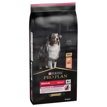 2x14kg PURINA PRO PLAN Medium Adult Sensitive Skin száraz kutyatáp kép