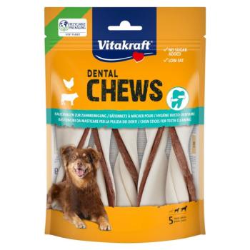 2x150g Vitakraft Dental Chews Twister M csirke étrend-kiegészítő eledel kutyáknak kép