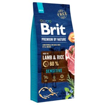 2x15kg Brit Premium by Nature Lamb & Rice száraz kutyatáp kép