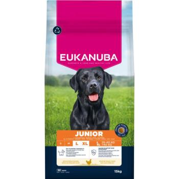 2x15kg Eukanuba Premium Nutrition Junior Junior Large & Giant Breed csirke száraz kutyatáp kép