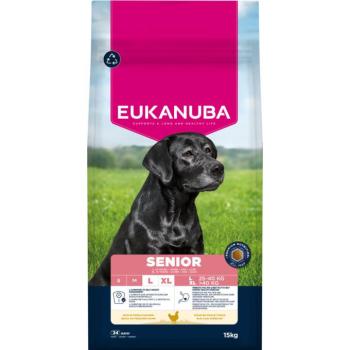 2x15kg Eukanuba Premium Nutrition Senior Large & Giant Breed csirke száraz kutyatáp kép