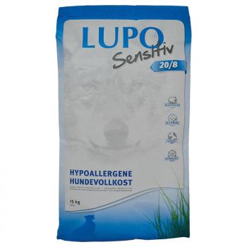 2x15kg Lupo Sensitiv Sensitiv 20/8 száraz kutyatáp kép