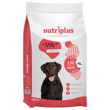 2x15kg Nutriplus Adult Dog bárány száraz kutyatáp kép