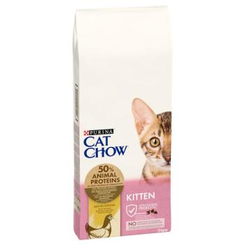 2x15kg PURINA Cat Chow Kitten csirke száraz macskatáp kép