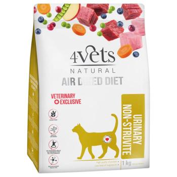 2x1kg 4Vets Natural Feline Urinary száraz macskatáp kép