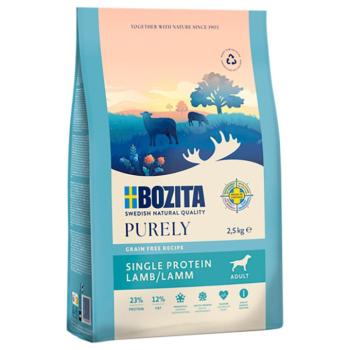 2x2,5kg Bozita Dog Purely Adult Grain Free bárány száraz kutyatáp kép
