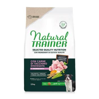 2x2,5kg Natural Trainer Selected Quality Nutrition Adult Medium & Maxi pulyka száraz kutyatáp kép