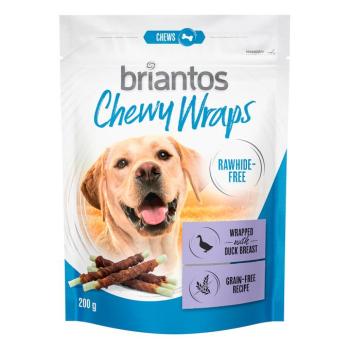 2x200g Briantos Chewy Wraps kacsa kutyasnack kép