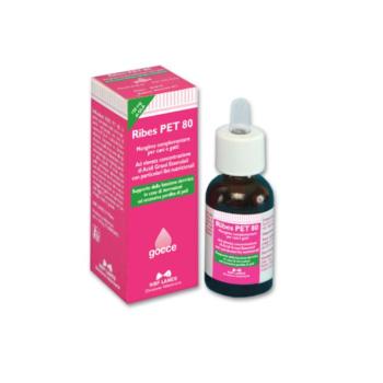 2x25ml Ribes Pet 80 Drops Hair/Skin Care étrend-kiegészítő kutyáknak, macskáknak kép