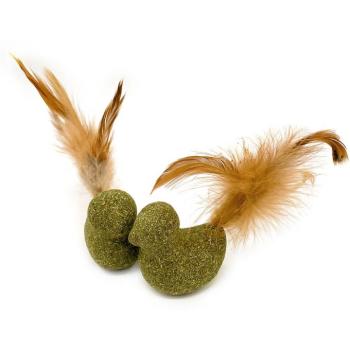 2x2db Aumüller japán minikivi madárka fogápoló játék macskáknak szettben kép