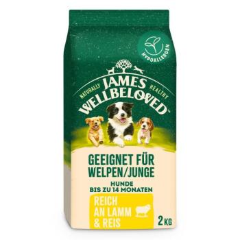 2x2kg James Wellbeloved Puppy Junior Dog Hypoallergenic bárány & rizs száraz kutyatáp kép