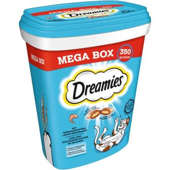 2x350g Dreamies Megatub macskasnack-lazac kép