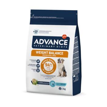 2x3kg Advance Veterinary Diets Weight Balance Medium/Maxi száraz kutyatáp akciósan kép