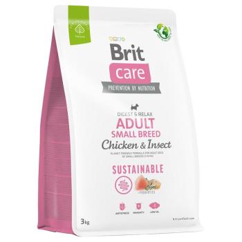 2x3kg Brit Care Dog Sustainable Adult Small Breed Chicken & Insect száraz kutyatáp kép