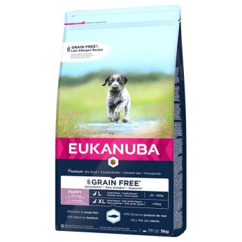 2x3kg Eukanuba Grain Free Puppy Large Breed lazac száraz kutyatáp kép