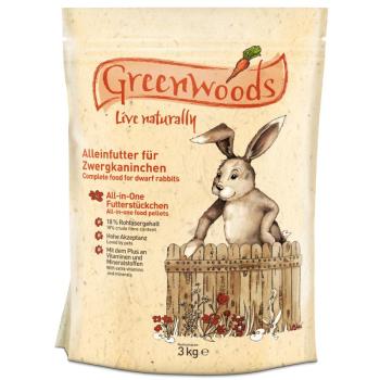 2x3kg Greenwoods törpenyúl eledel kép