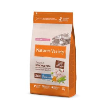 2x3kg Nature's Variety Healthy Grains Kitten fehér hal száraz macskatáp kép
