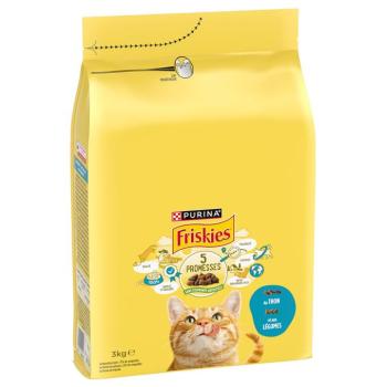 2x3kg PURINA Friskies Adult Cat tonhal & zöldség száraz macskatáp kép