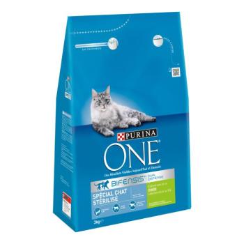 2x3kg PURINA ONE Sterilized pulyka száraz macskatáp kép
