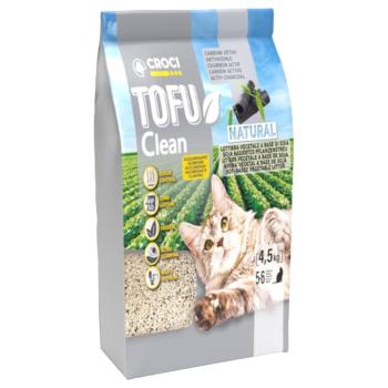 2x4,5kg Croci Tofu Clean Active macskaalom kép