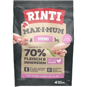 2x4kg RINTI Max-I-mum Mini Adult csirke száraz kutyatáp kép