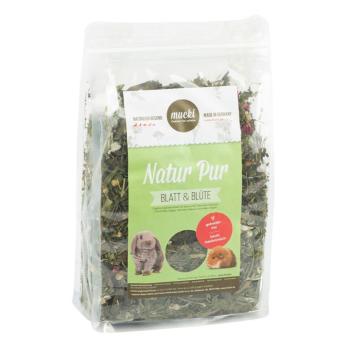 2x500g Mucki "levél és virág" gyógynövénykeverék rágcsálóknak étrendkiegészítő eledel kisállatoknak kép