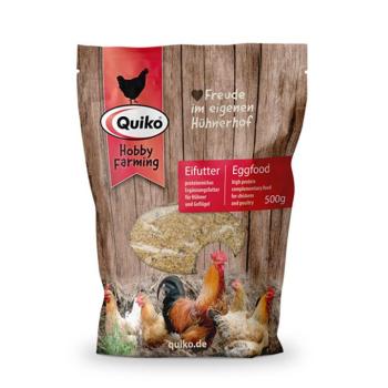 2x500g Quiko Hobby Farming tojástáp csirkéknek, szárnyasoknak kép