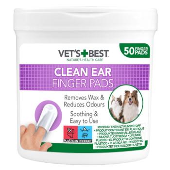 2x50db Vet's Best® Clean fültisztító kutyáknak, macskáknak kép