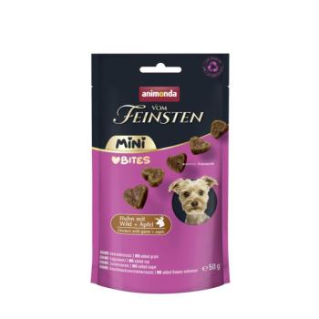 2x50g animonda vom Feinsten Adult Mini Bites  Csirke & alma kutyasnack 1+1 ingyen kép