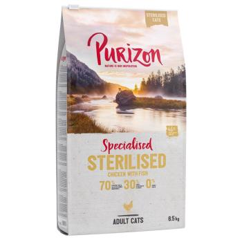 2x6,5kg Purizon száraz macskatáp-Adult Sterilised csirke & hal - gabonamentes kép