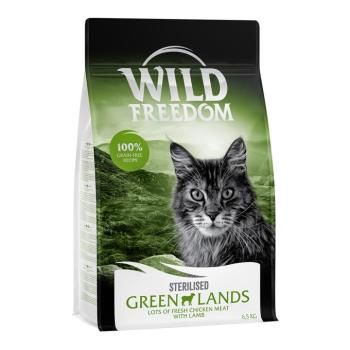 2x6,5kg Wild Freedom Adult "Green Lands" Sterilised bárány - gabonamentes száraz macskatáp kép