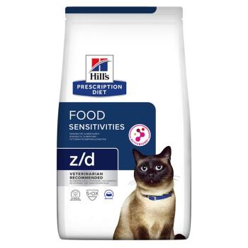 2x6kg Hill's Prescription Diet Feline száraz macskatáp- z/d Food Sensitivities Original (2 x 6 kg) kép