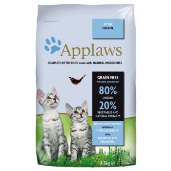 2x7,5kg Applaws Kitten száraz macskatáp kép