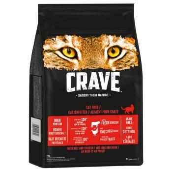 2x7 kg Crave marha & csirke száraz macskatáp kép