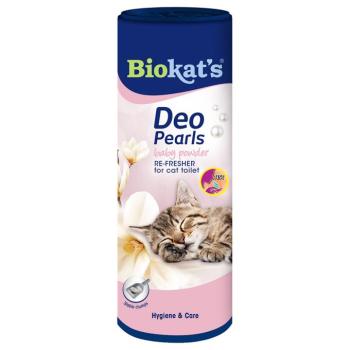 2x700g Biokat´s Baby Powder Deo Pearls alomszagtalanító, macska WC-hez kép