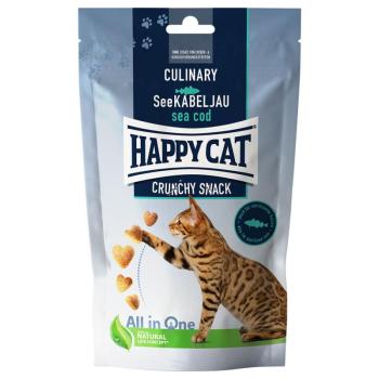 2x70g Happy Cat Culinary Crunchy tőkehal snack macskáknak kép