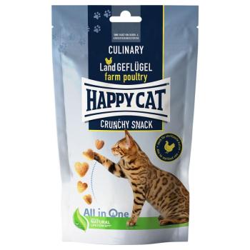 2x70g Happy Cat Culinary Crunchy vidéki szárnyas snack macskáknak kép