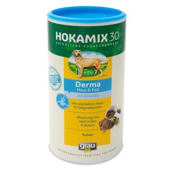 2x750g GRAU HOKAMIX 30 Derma por táplálékkiegészítő kutyáknak kép