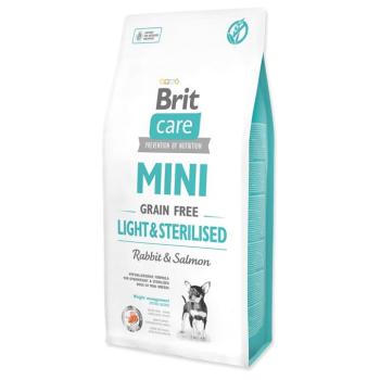 2x7kg Brit Care Mini Grain Free Light & Sterilised száraz kutyatáp kép